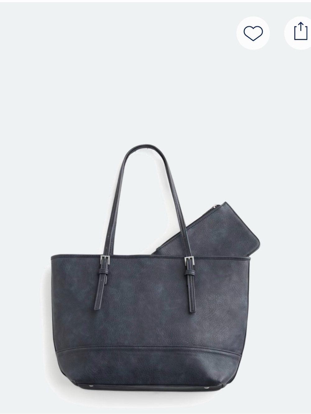 Urban Expressions Classic Navy Tote Bag